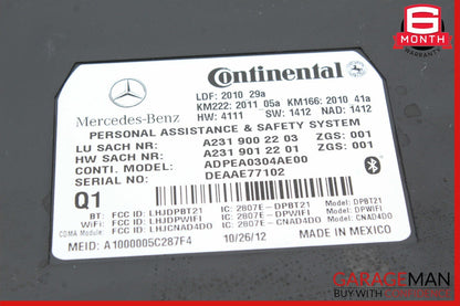12-20 Mercedes E400 GLK350 GLA250 E550 SL400 Communication Control Module Unit