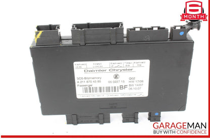 03-12 Mercedes X164 GL550 GL450 ML350 Front Right Seat Control Module OEM