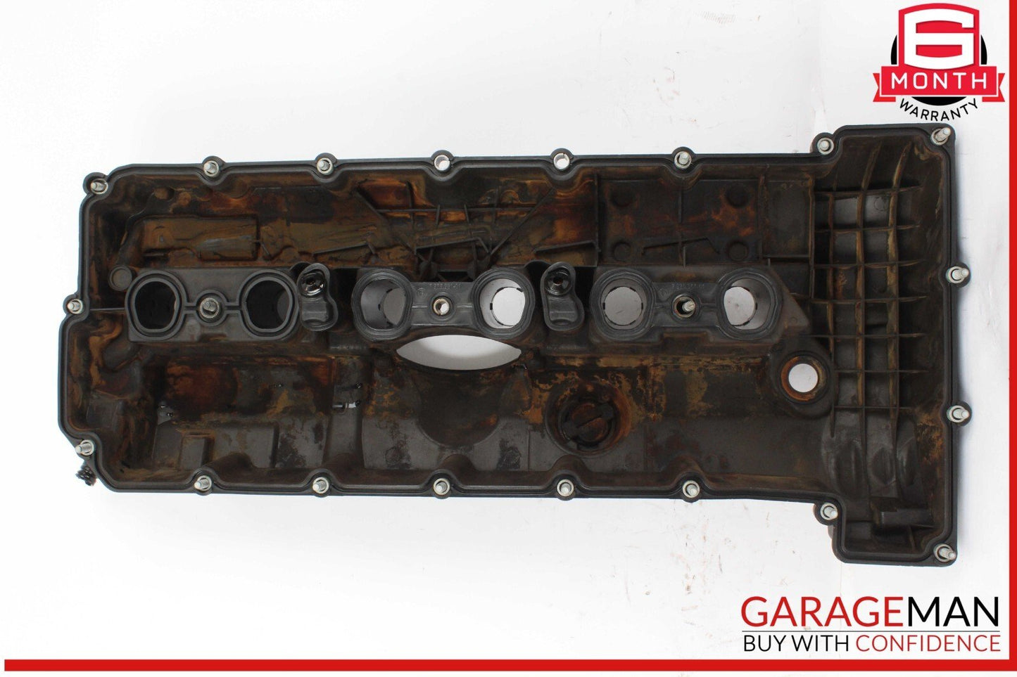 07-13 BMW X3 X5 F25 Engine Valve Cover Black 7552281 OEM
