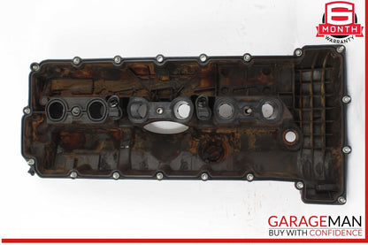 07-13 BMW X3 X5 F25 Engine Valve Cover Black 7552281 OEM