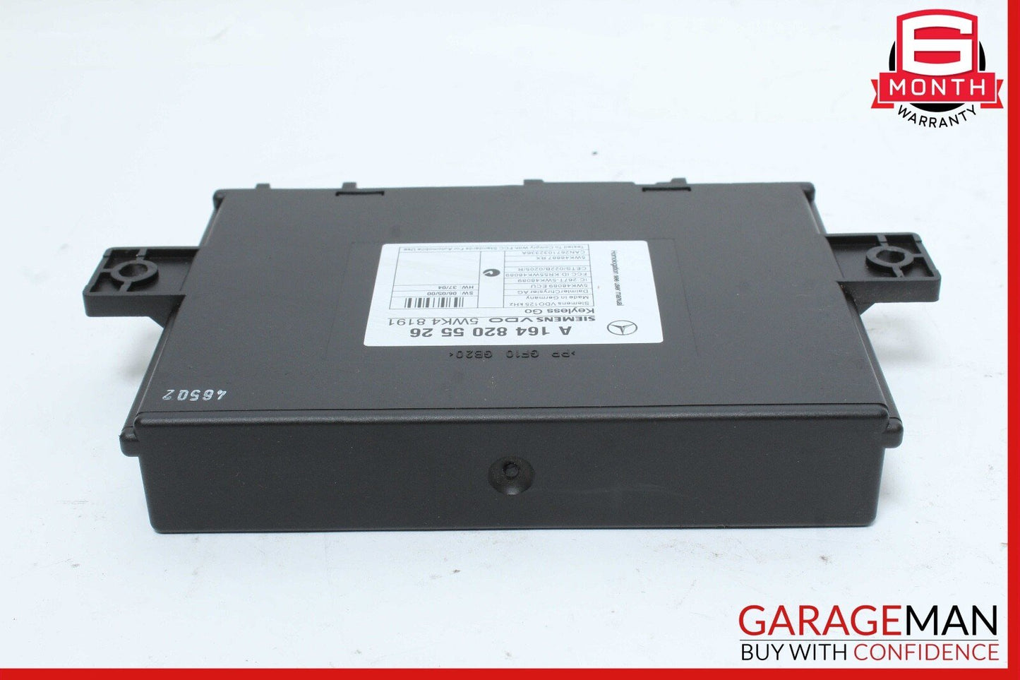 06-12 Mercedes X164 GL450 4MATIC ML350 Keyless Go Control Module 1648205526 OEM