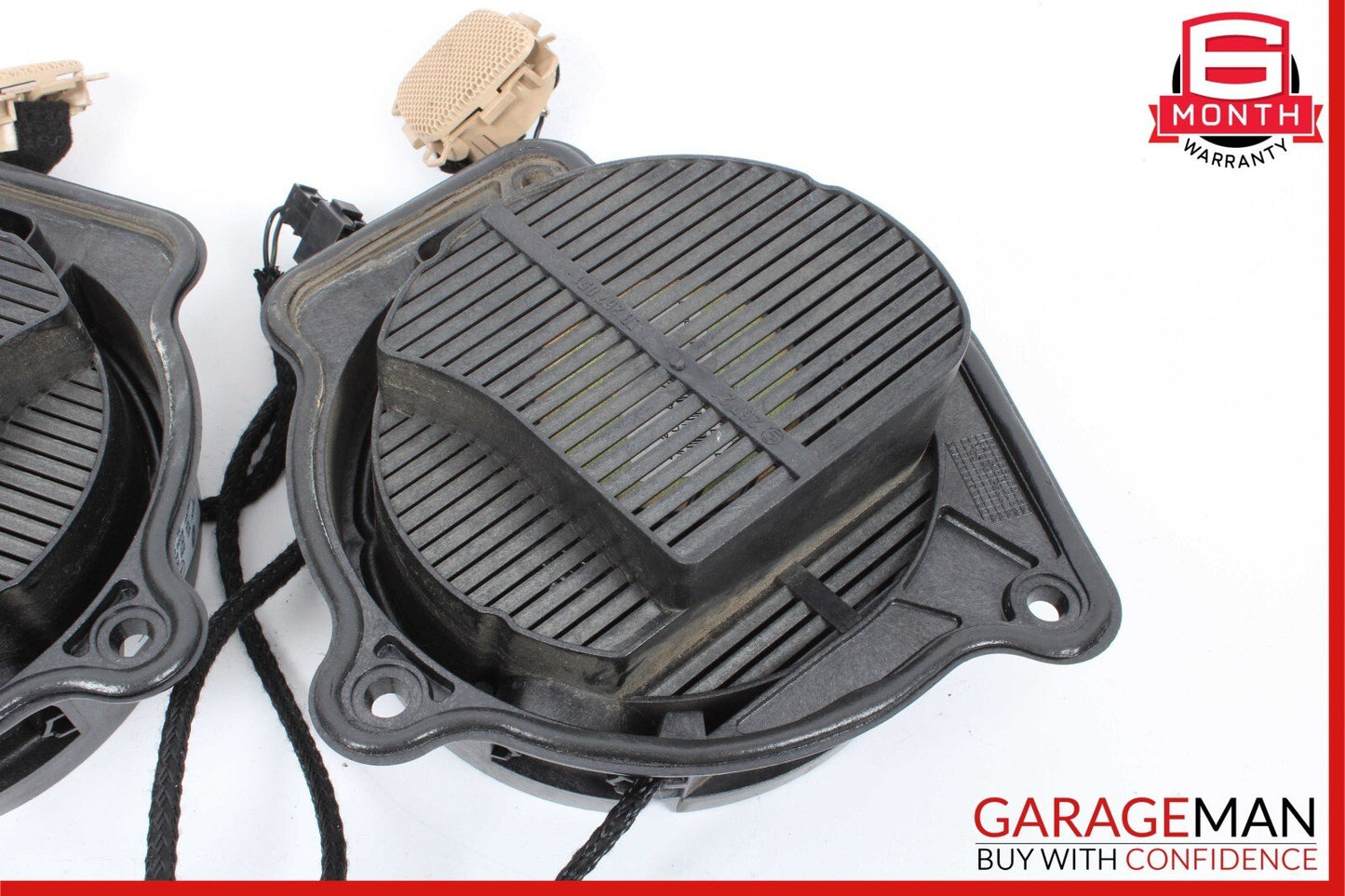00-06 Mercedes W220 S430 S600 Rear Door Audio Sound Speaker Set of 2 Pc OEM