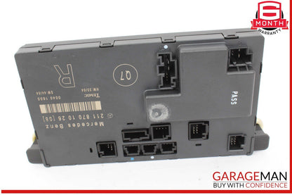 03-09 Mercedes W211 E63 AMG E550 Front Right Passenger Side Door Control Module