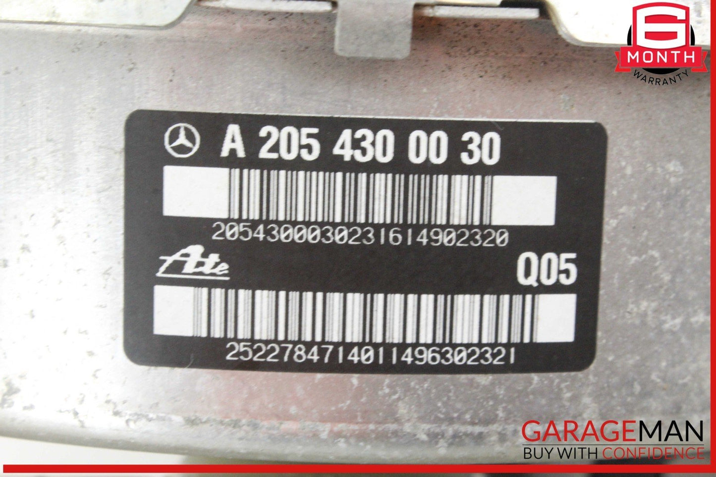 15-18 Mercedes W205 C300 4MATIC Power Brake Booster Master Cylinder w/ Reservoir
