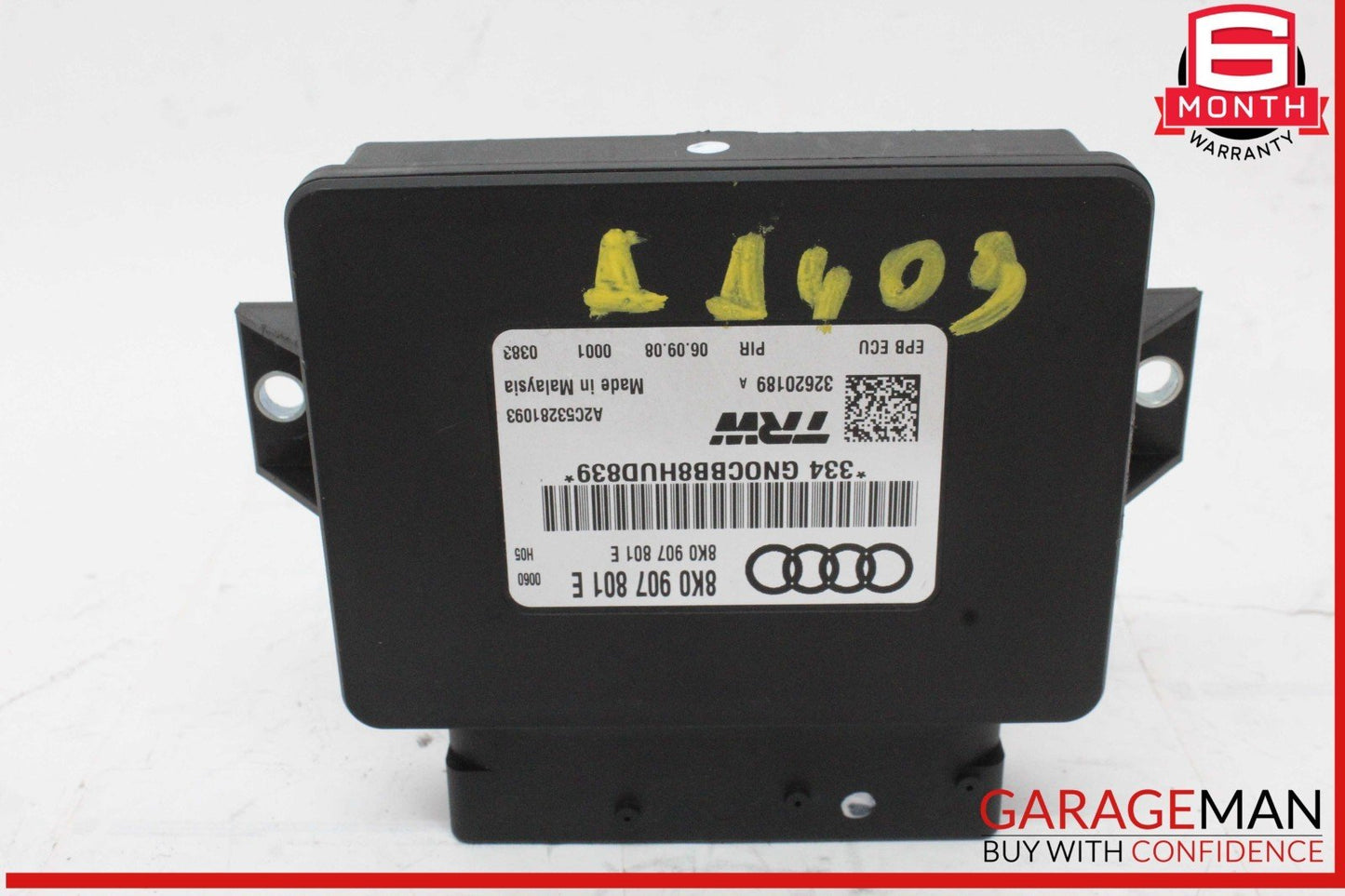 09-12 Audi A4 A5 Electric Handbrake Control Module Unit 8K0907801E OEM