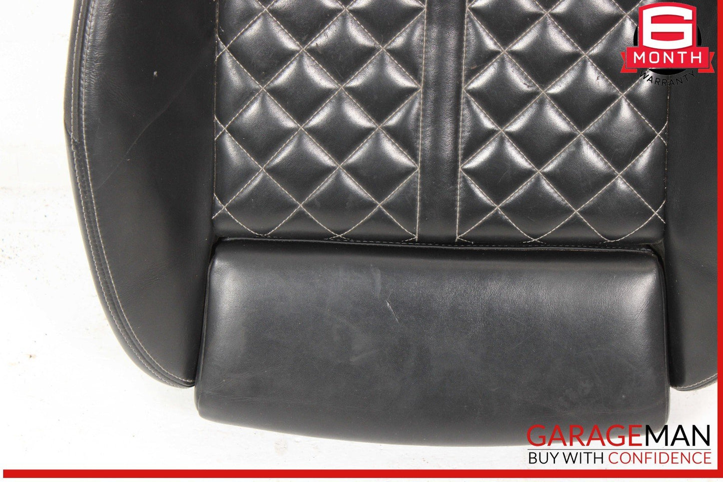13-18 Audi S6 Front Left Lower Bottom Seat Cushion Black OEM