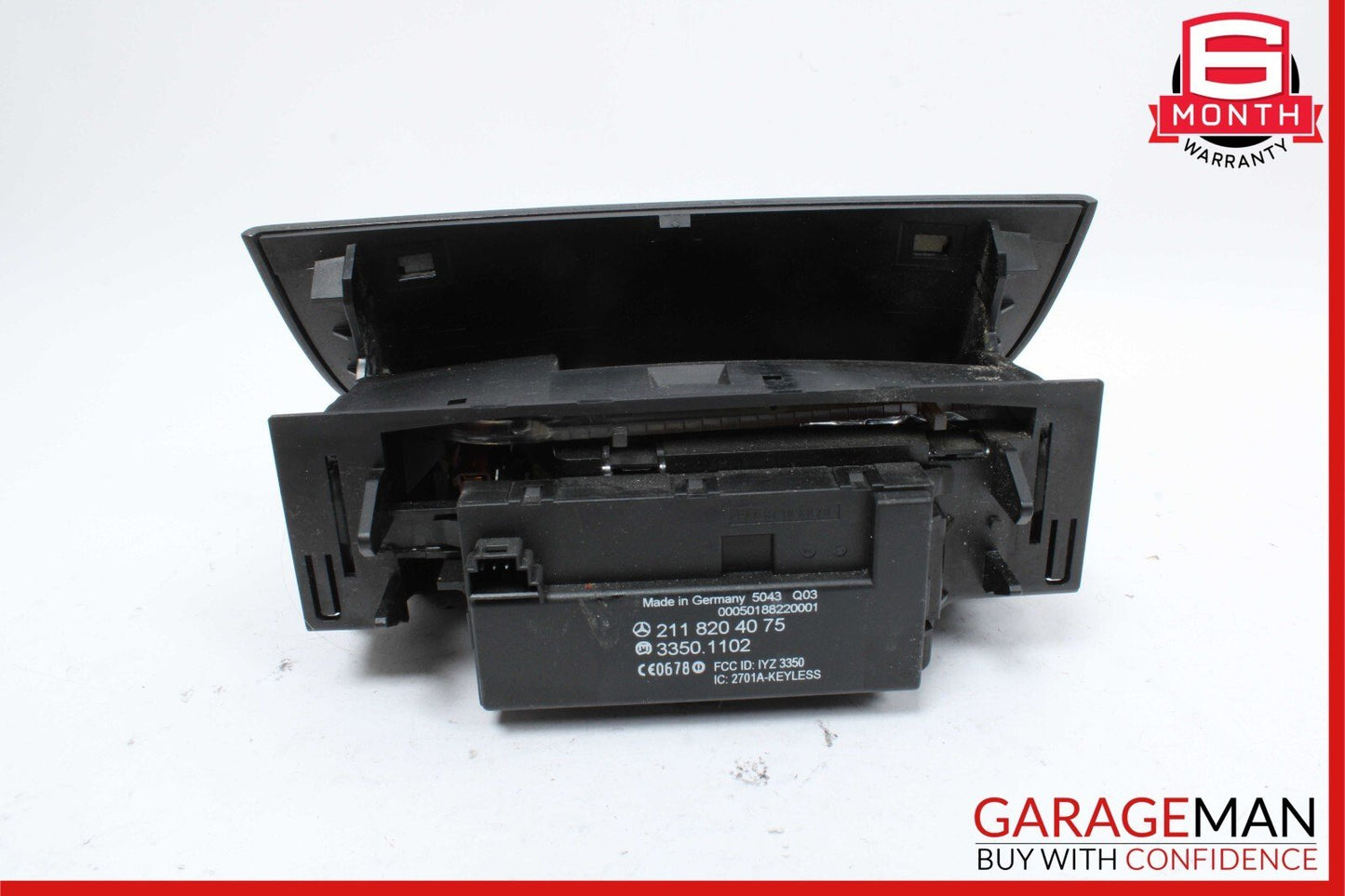 03-11 Mercedes W219 CLS550 E500 Center Ashtray Ash Tray Storage 2118204075 OEM