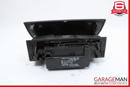 03-11 Mercedes W219 CLS550 E500 Center Ashtray Ash Tray Storage 2118204075 OEM