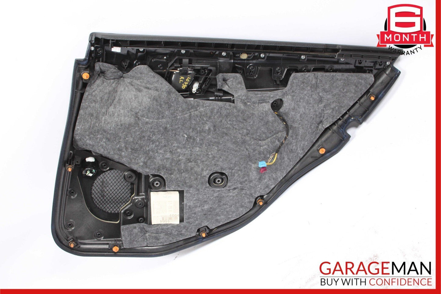 10-13 Mercedes W212 E350 E550 Rear Left Interior Door Panel Assembly Anthracite