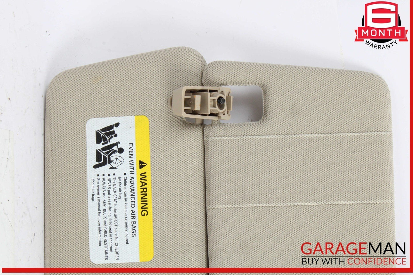 07-15 Audi Q7 Front Right Passenger Side Sunvisor Sun Visor 4L0857552D OEM