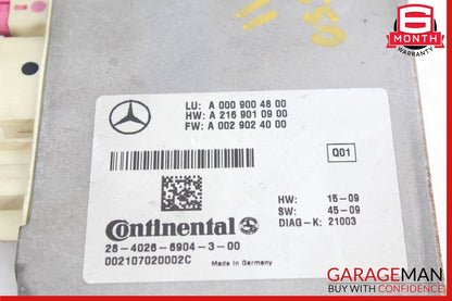 10-13 Mercedes W216 CL550 S550 S63 Cruise Control Video Distance Radar Unit OEM