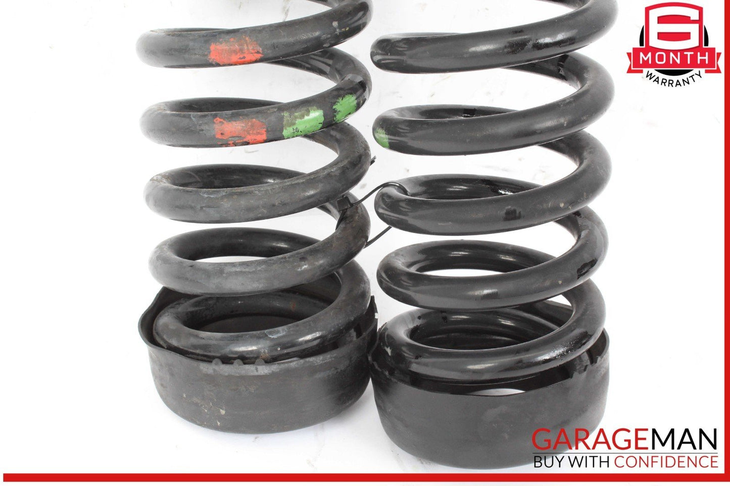 90-02 Mercedes R129 SL500 Rear Left & Right Shock Absorber Coil Spring Set of 2