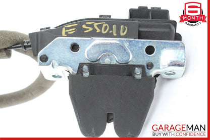 08-17 Mercedes W212 E550 Trunk Lid Latch Lock Actuator w/ Cylinder Lock Latch