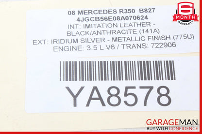 06-13 Mercedes W251 R350 GL450 ML350 Front Right Side Door Control Module OEM