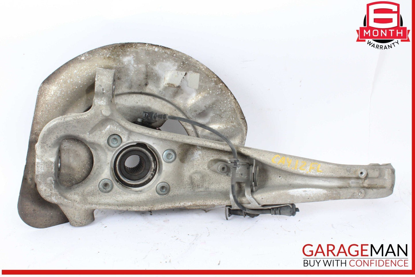 11-18 Porsche Cayenne S 958 Front Left Driver Spindle Knuckle Hub Bearing OEM