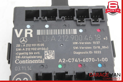 08-18 Mercedes R172 SLK250 GLK250 Front Right Side Door Control Module Unit OEM