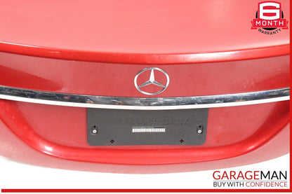 15-21 Mercedes W205 C300 C43 C63 AMG Rear Trunk Lid Shell Cover Panel Red OEM