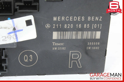 03-09 Mercedes W211 E320 E350 E550 Front Right Side Door Controller Module Unit