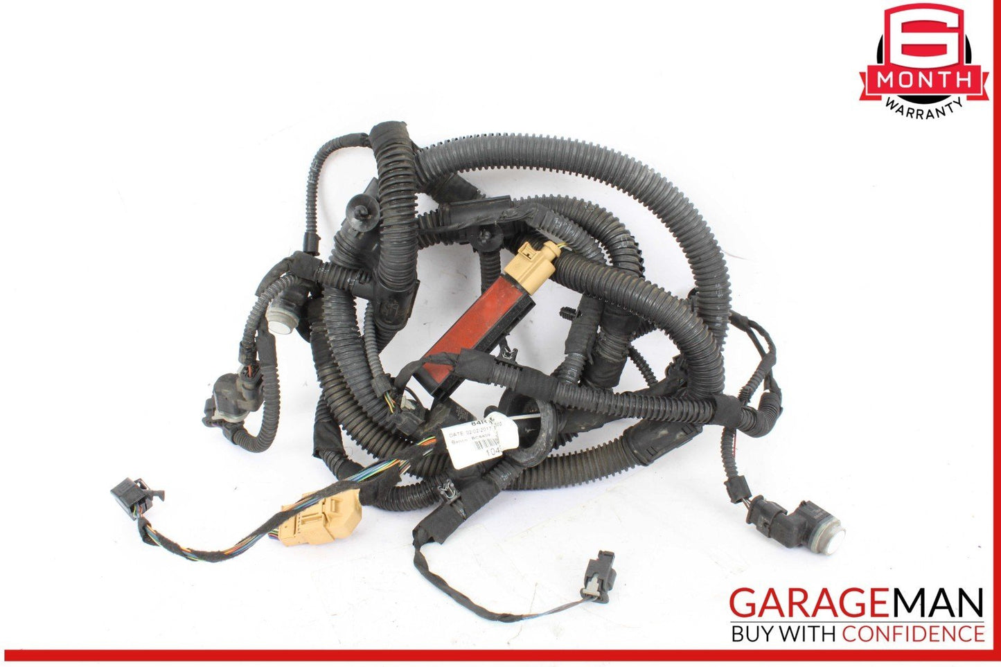 15-18 Audi Q3 Rear Bumper Park Assist Wire Harness w/ PDC Sensors OEM