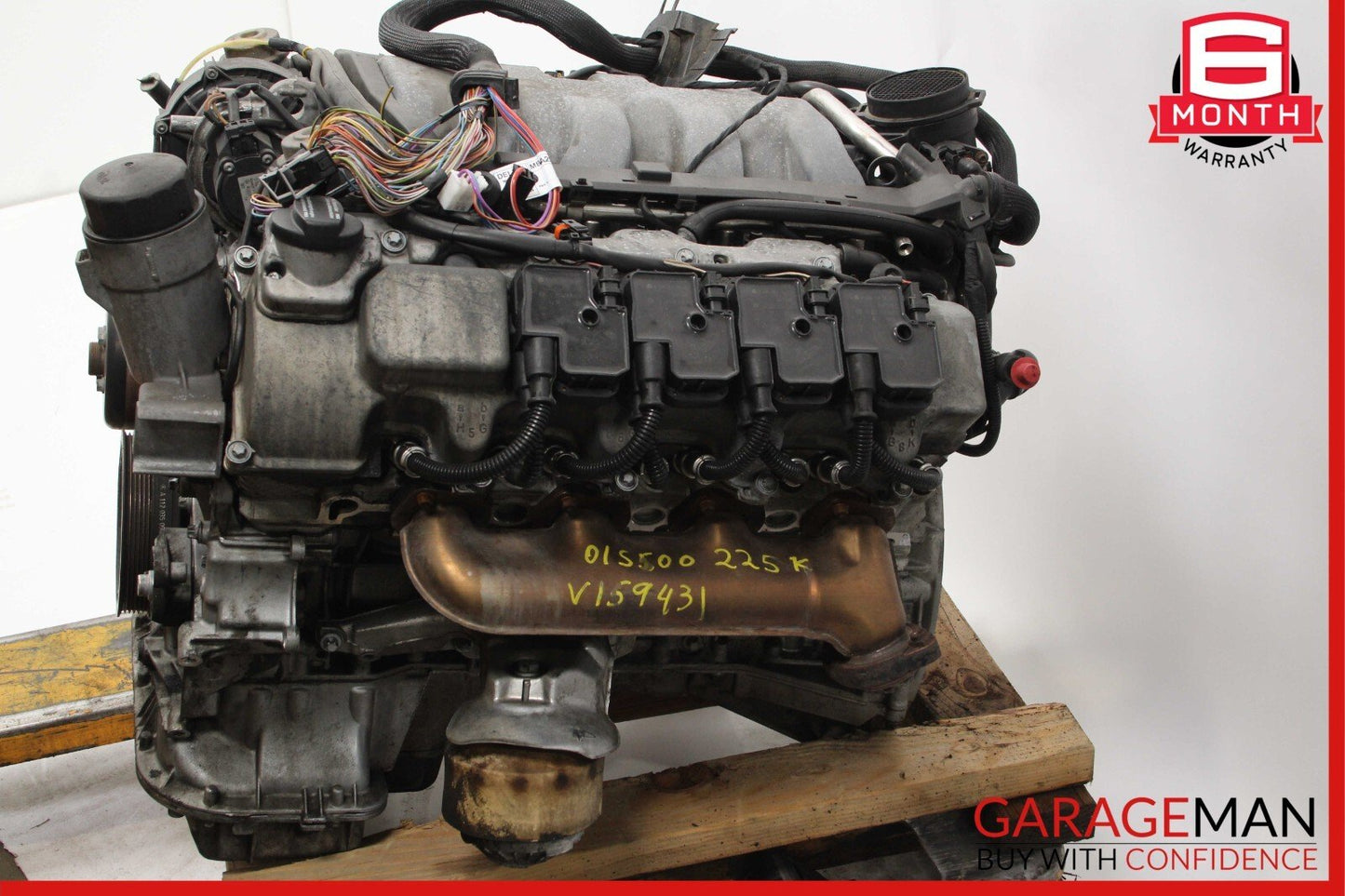 00-06 Mercedes S500 CL500 5.0L V8 M113 Complete Engine Motor Block Assembly 225k
