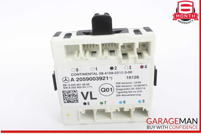 16-19 Mercedes W205 C300 C350e Front Left Driver Side Door Control Module OEM
