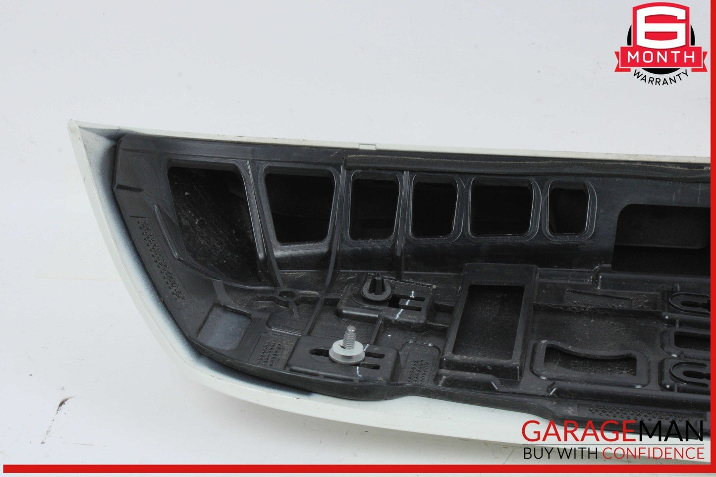 13-14 Mercedes X166 GL450 GL550 Trunk Lid Molding Trim Spoiler Wing White OEM