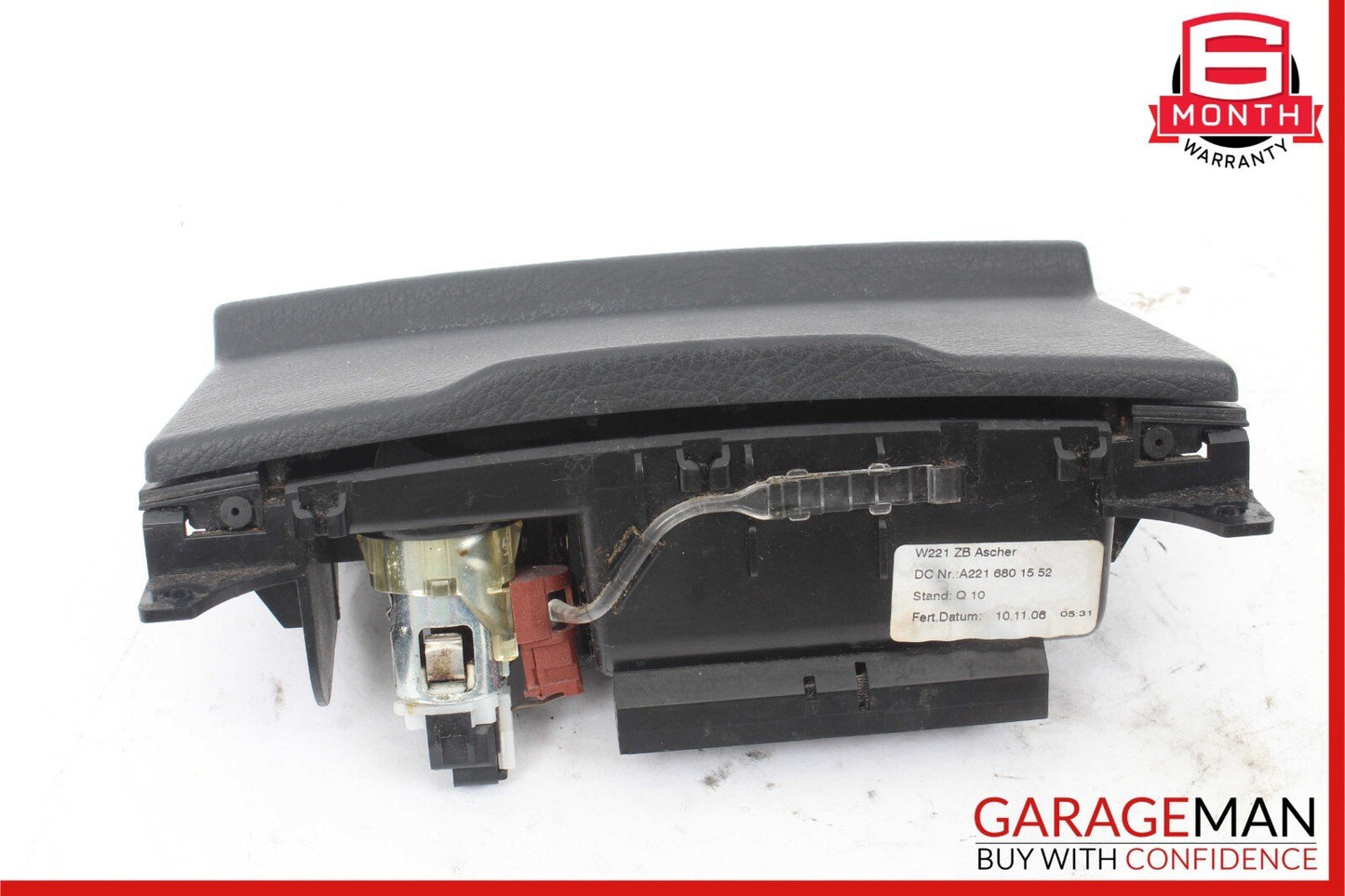 07-09 Mercedes W221 S550 Ash Tray Ashtray Lighter Compartment Trim Black OEM