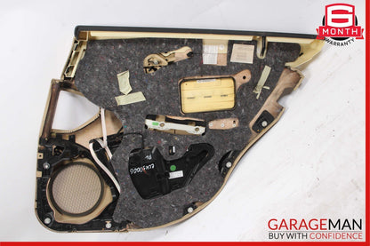 06-11 Mercedes W219 CLS500 CLS550 Rear Left Interior Door Panel Cover Brown