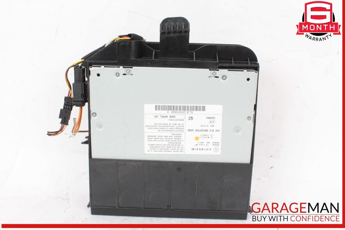 03-13 Mercedes R171 SLK350 R500 Radio 6 Disk CD Changer Player 2118703889 OEM