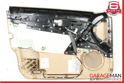08-14 Mercedes W204 C250 C300 Front Right Side Interior Door Panel Trim Brown