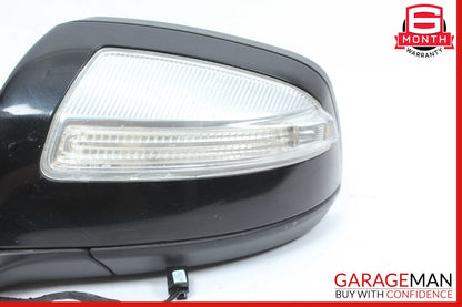 08-09 Mercedes W204 C300 Front Left Side Mirror Door Rear View Black OEM