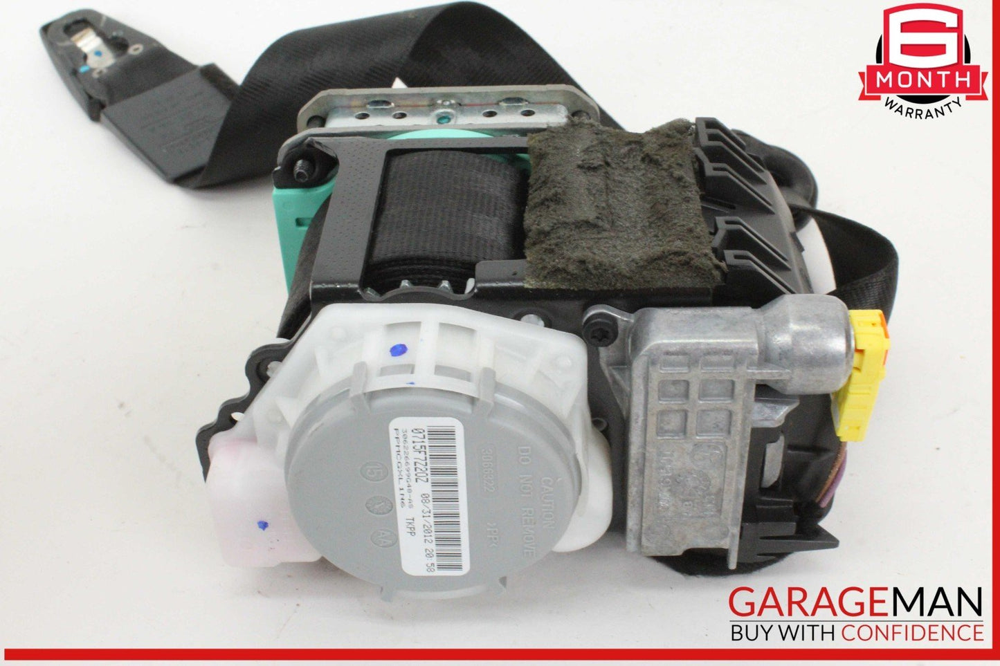 09-16 Audi A4 S4 Front Right Passenger Side Seat Belt Seatbelt Retractor OEM