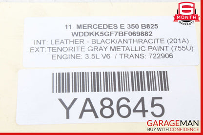 10-13 Mercedes W207 E350 Front Left Bumper Daytime Light Lamp 2128200356 OEM