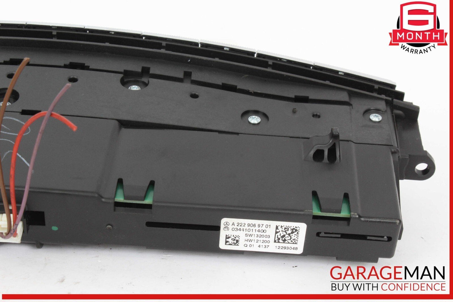 14-17 Mercedes W222 S550 AC A/C Climate Control Switch Dual Zone 2229069701 OEM