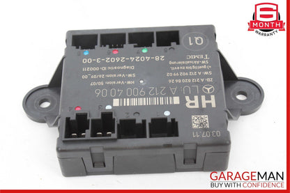 08-18 Mercedes W212 E350 CLS550 Rear Right Side Door Control Module OEM