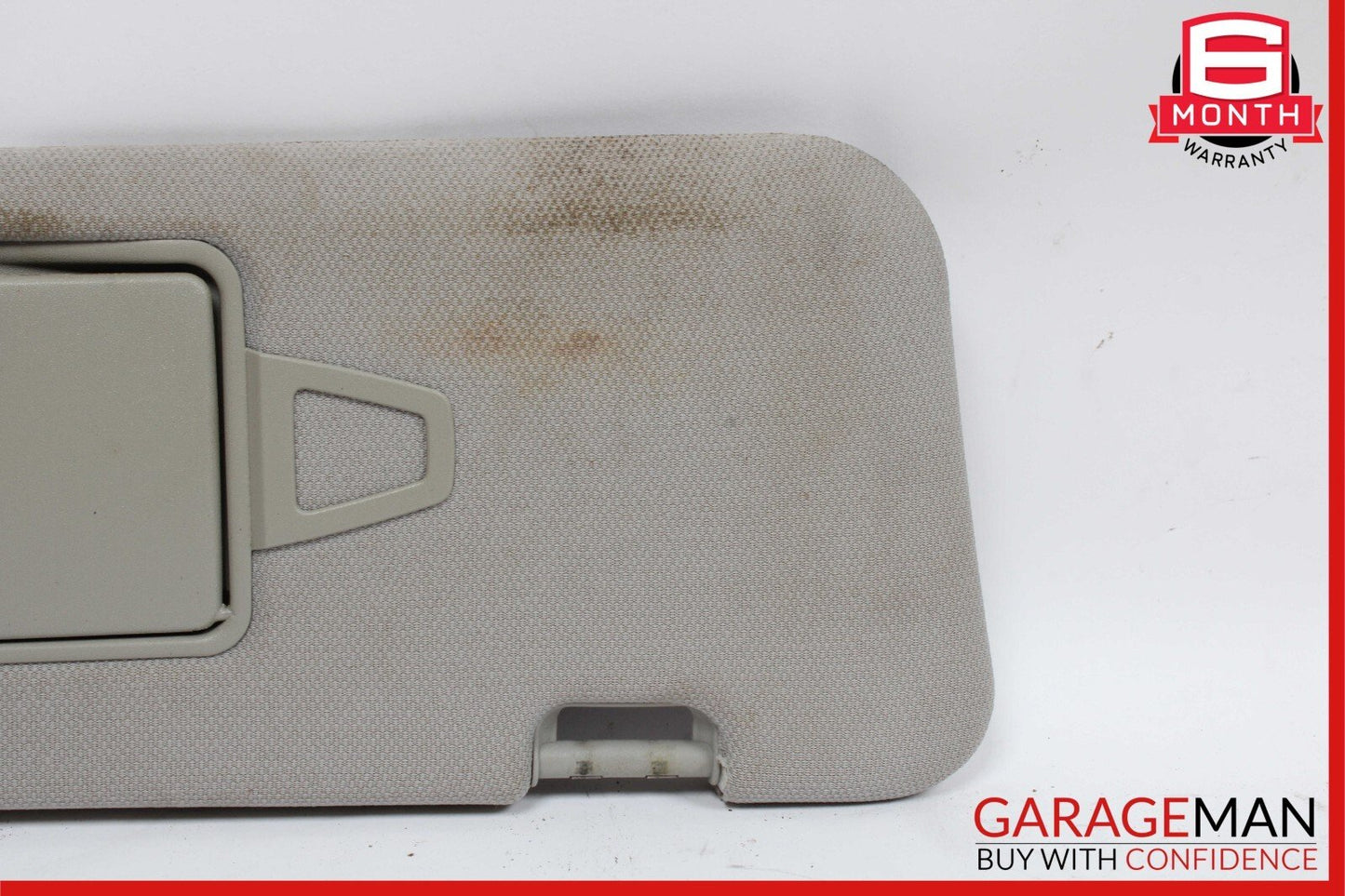 06-11 Mercedes W219 CLS550 Front Right Side Sun Visor Sunvisor Shade Suede Grey