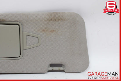 06-11 Mercedes W219 CLS550 Front Right Side Sun Visor Sunvisor Shade Suede Grey