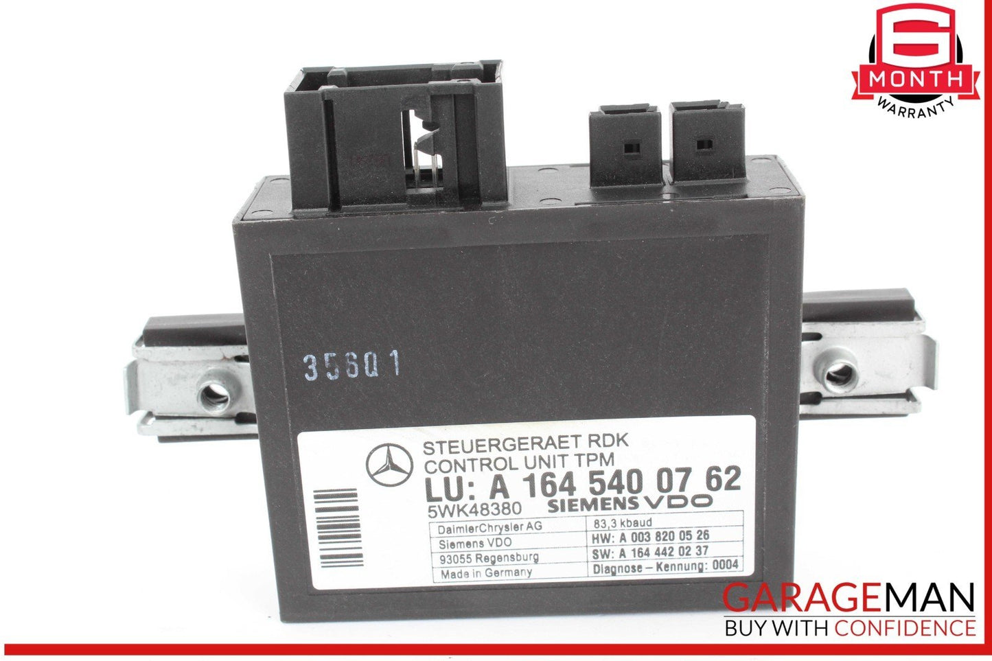 06-13 Mercedes R230 SL550 CLS550 R350 E350 TPMS Tire Pressure Control Module OEM