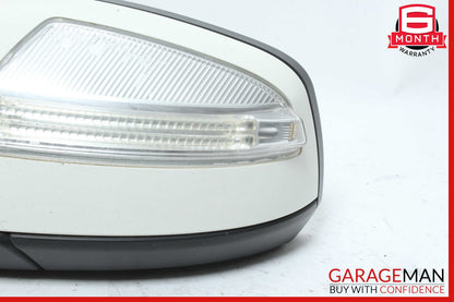 08-09 Mercedes W204 C300 Front Left Side Mirror Door Rear View White OEM