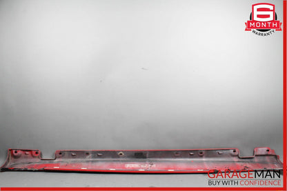 02-05 Mercedes W203 C230 Coupe Left Driver Side Rocker Skirt Molding Panel Red