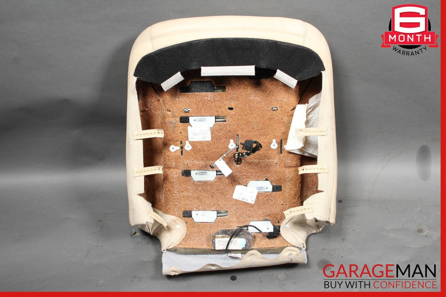 07-09 Mercedes W221 S550 S450 Front Left / Right Top Upper Seat Cushion Beige