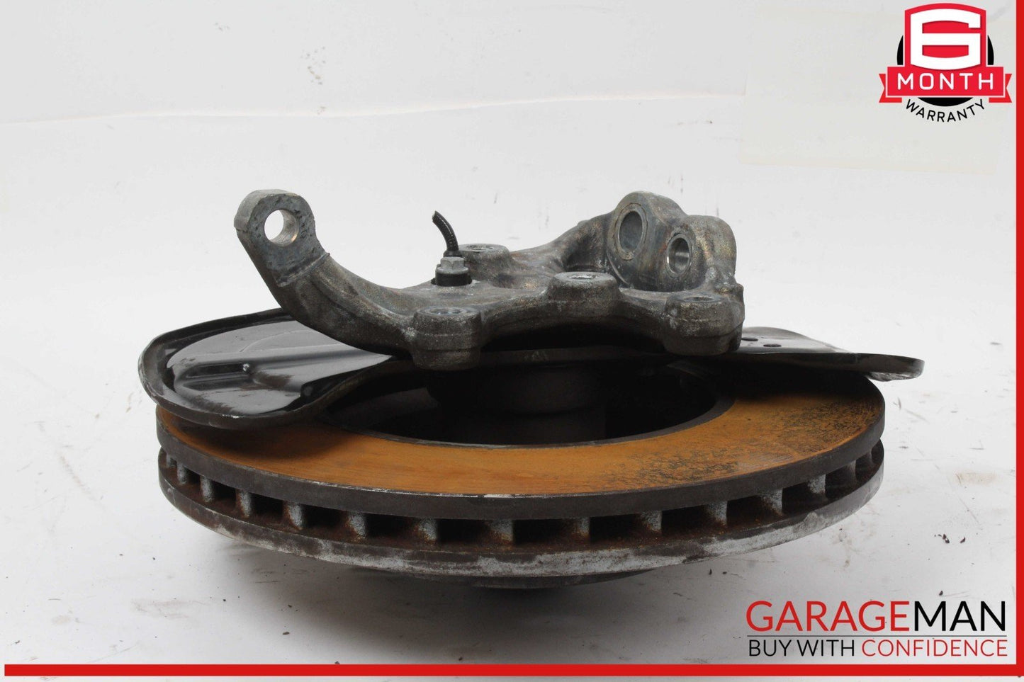 10-16 Mercedes W212 E350 Front Left Side Spindle Knuckle Hub w/ Rotor Disc OEM