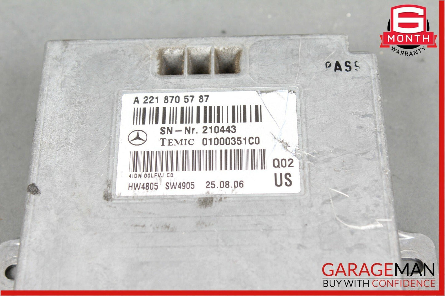 07-13 Mercedes W216 CL550 S550 Voice Language Communication Control Module OEM
