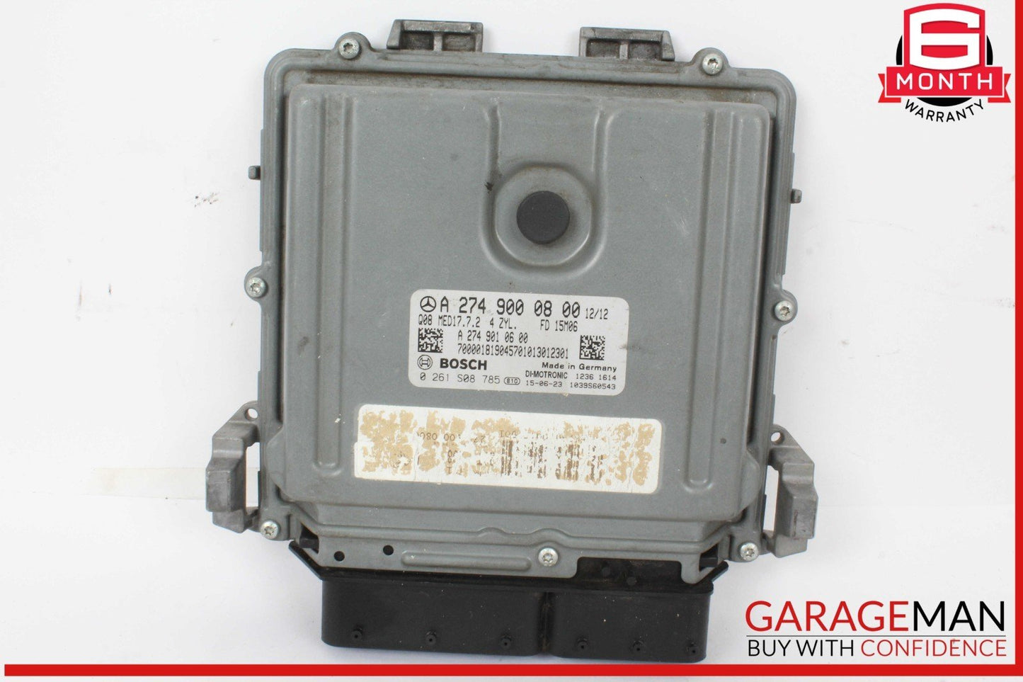 15-20 Mercedes W205 C300 GLC350e E300 M274 2.0L ECU ECM Engine Control Module