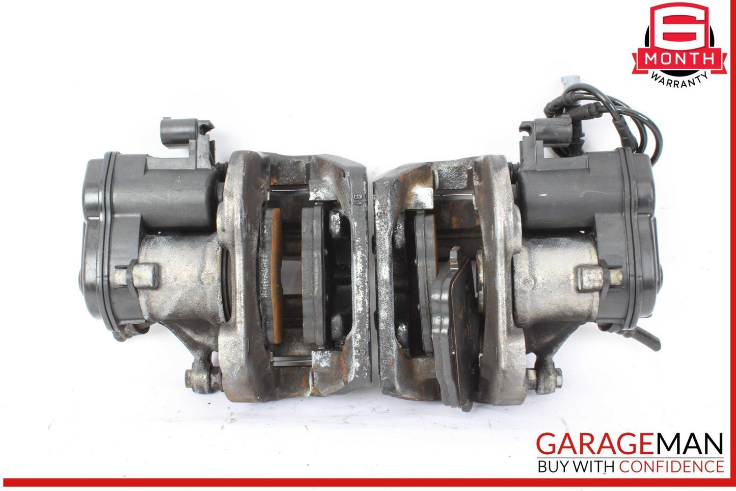 12-18 BMW 640i 650i Rear Right and Rear Left Side Brake Caliper Calipers Set OEM
