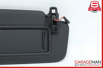 12-15 Audi A7 Front Right Passenger Side Sunvisor Sun Visor Shade Cover Black