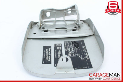 03-09 Mercedes W211 E63 E55 AMG E550 Sedan Fuel Gas Tank Lid Door Silver OEM