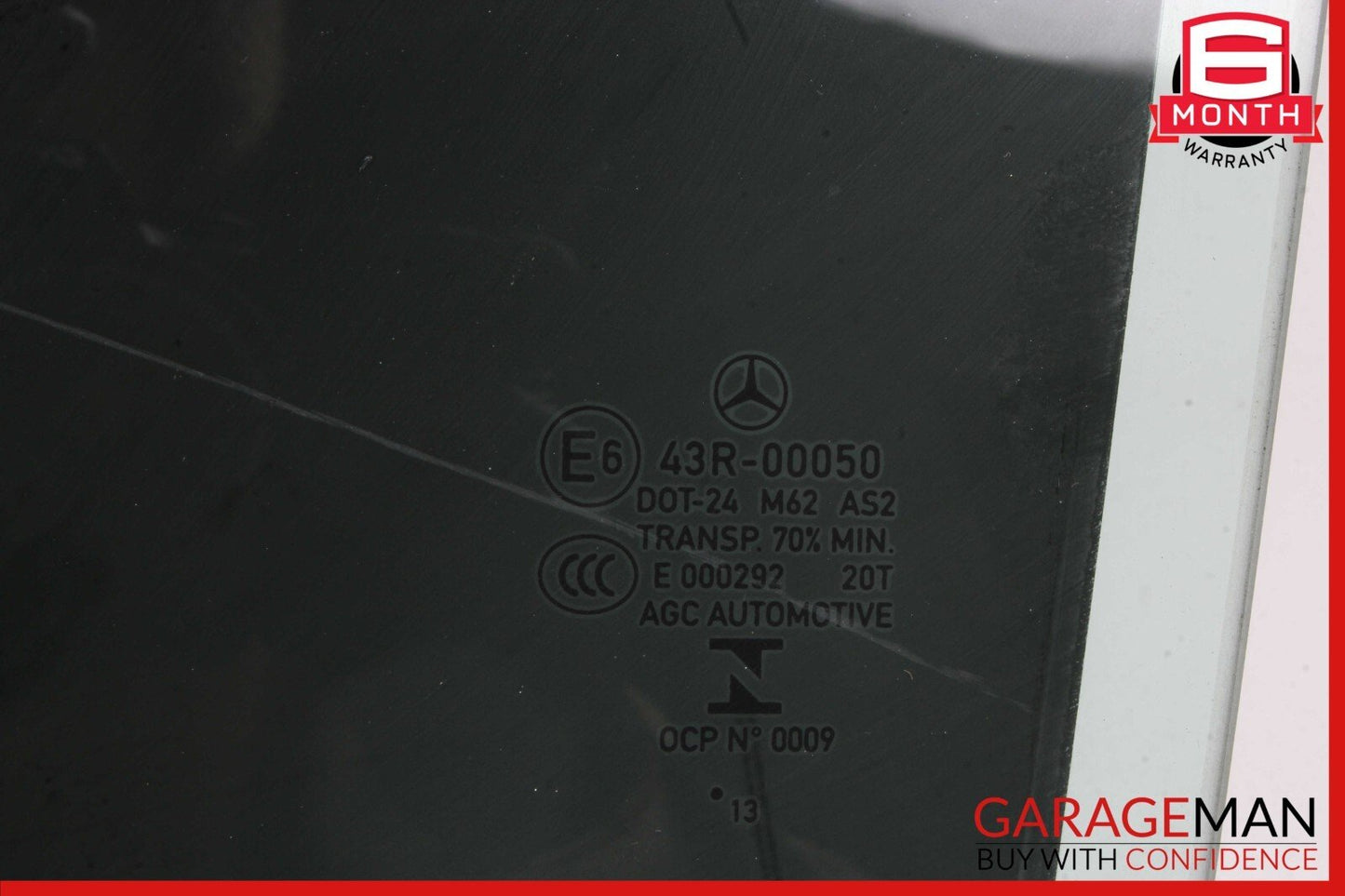 14-18 Mercedes W117 CLA250 Rear Left Driver Side Door Window Auto Glass Panel