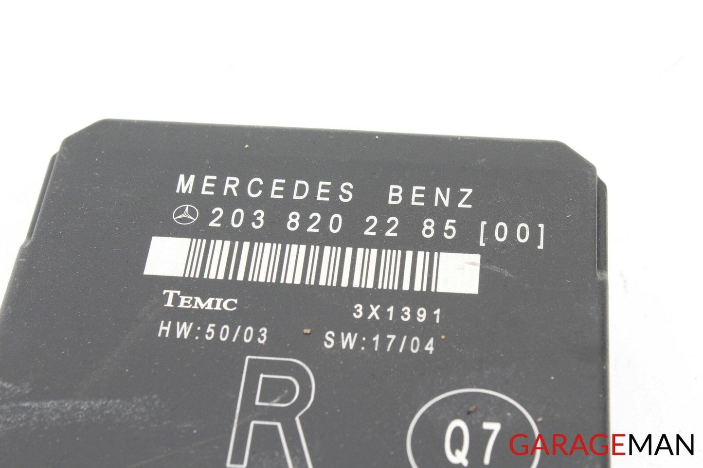 01-07 MERCEDES W203 C230 REAR RIGHT PASSENGER SIDE DOOR CONTROL MODULE Q7 OEM
