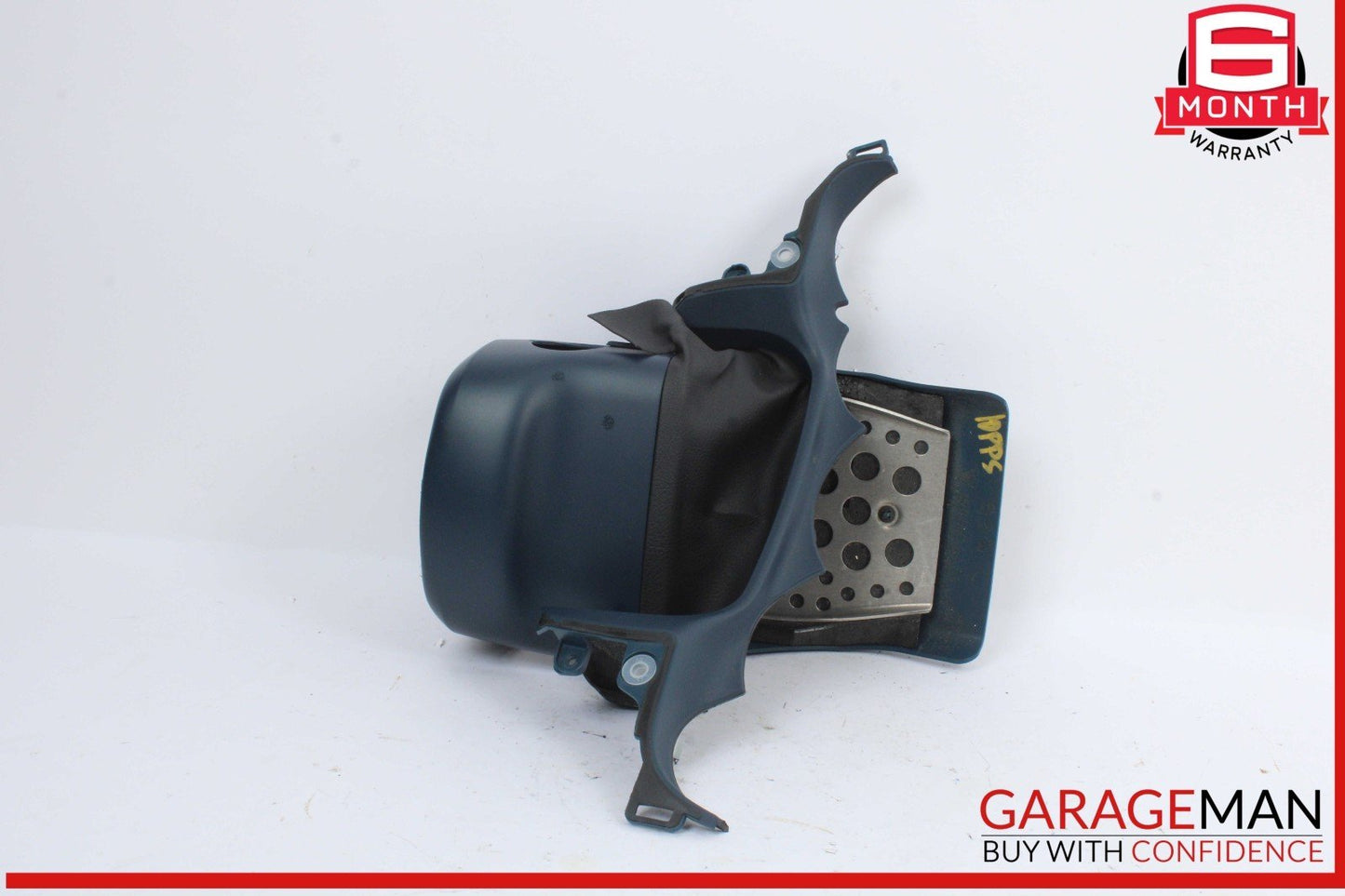 10-16 Porsche Panamera S 970 Steering Column Cover Blue w/ Tilt Adjust Switch
